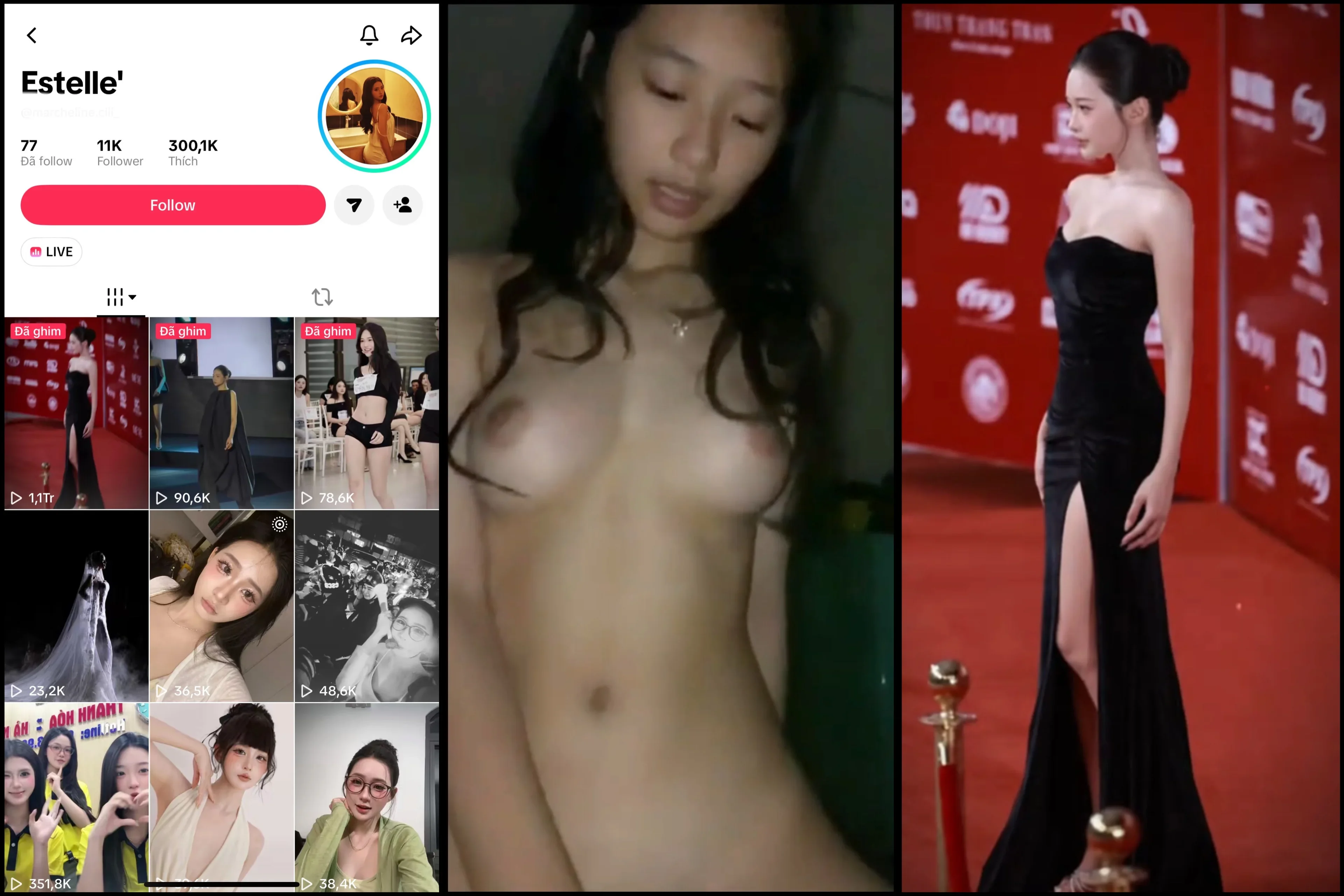 [Hot] Hot tiktok Uyển Nhi chuẩn bị làm người mẫu vào Show Biz thì lộ clip em nó xinh linh hồn
